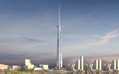 La plus haute tour du monde verra le jour en Arabie Saoudite 