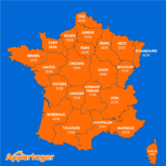 Colocation France Carte