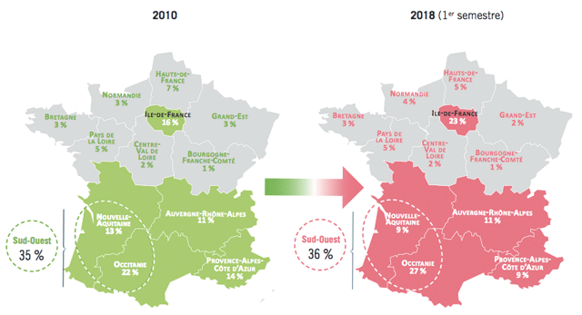 Carte France Investissement Immobilier
