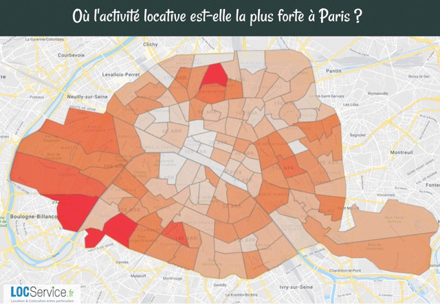Carte Offre Locative Paris