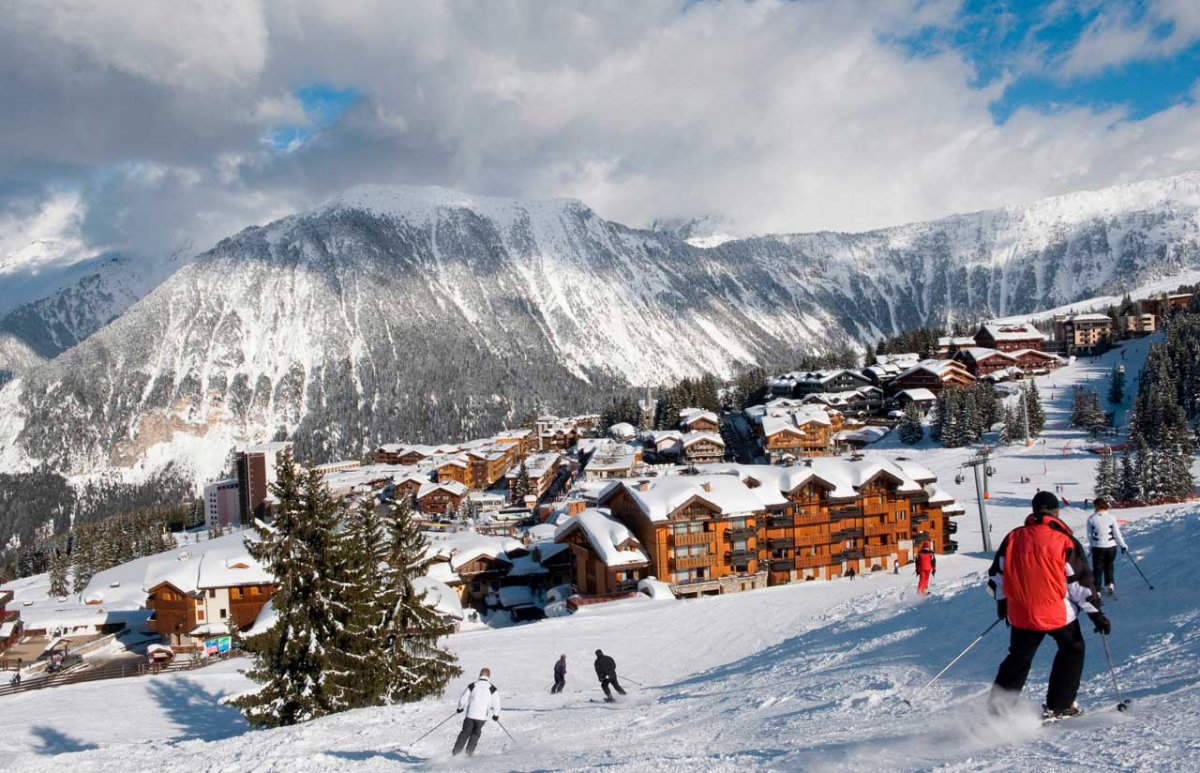 Courchevel Pistes Ski