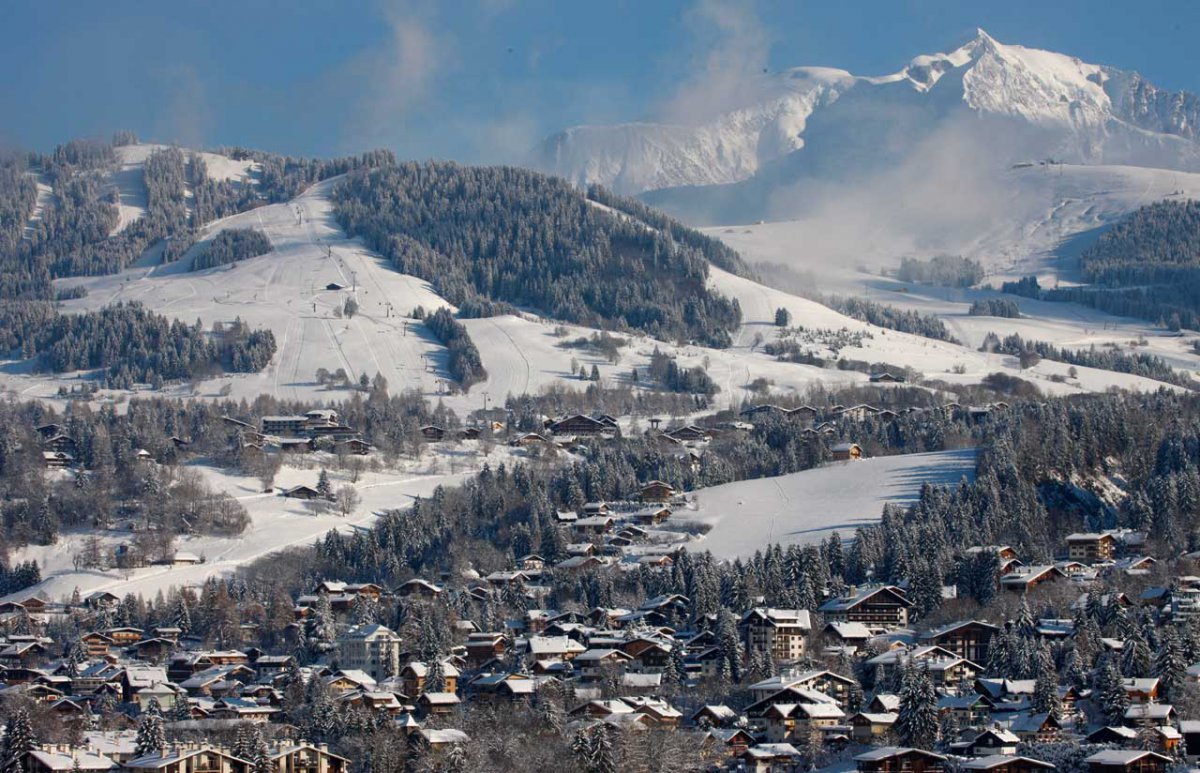 Megève Vue Ciel