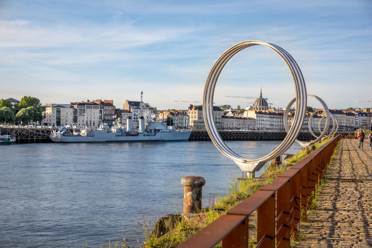 Vue sur la ville de Nantes