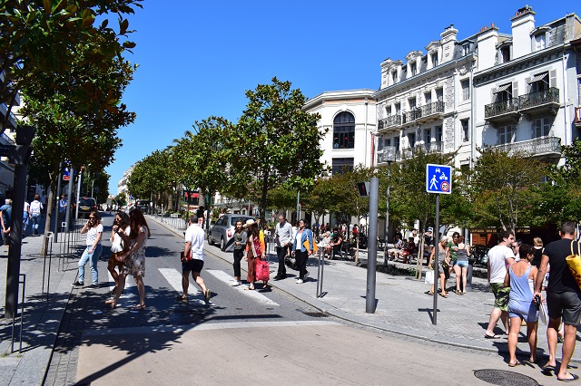 Le centre-ville de Biarritz