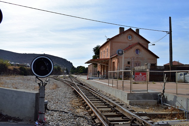 La gare de Ile Rousse