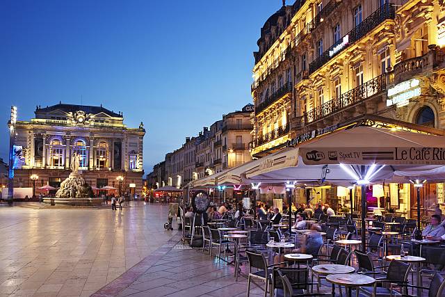 Montpellier, place de la Comédie