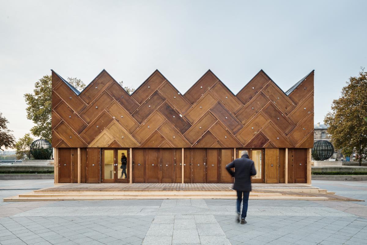 Réemploi de matériaux - Pavillon Circulaire à Paris