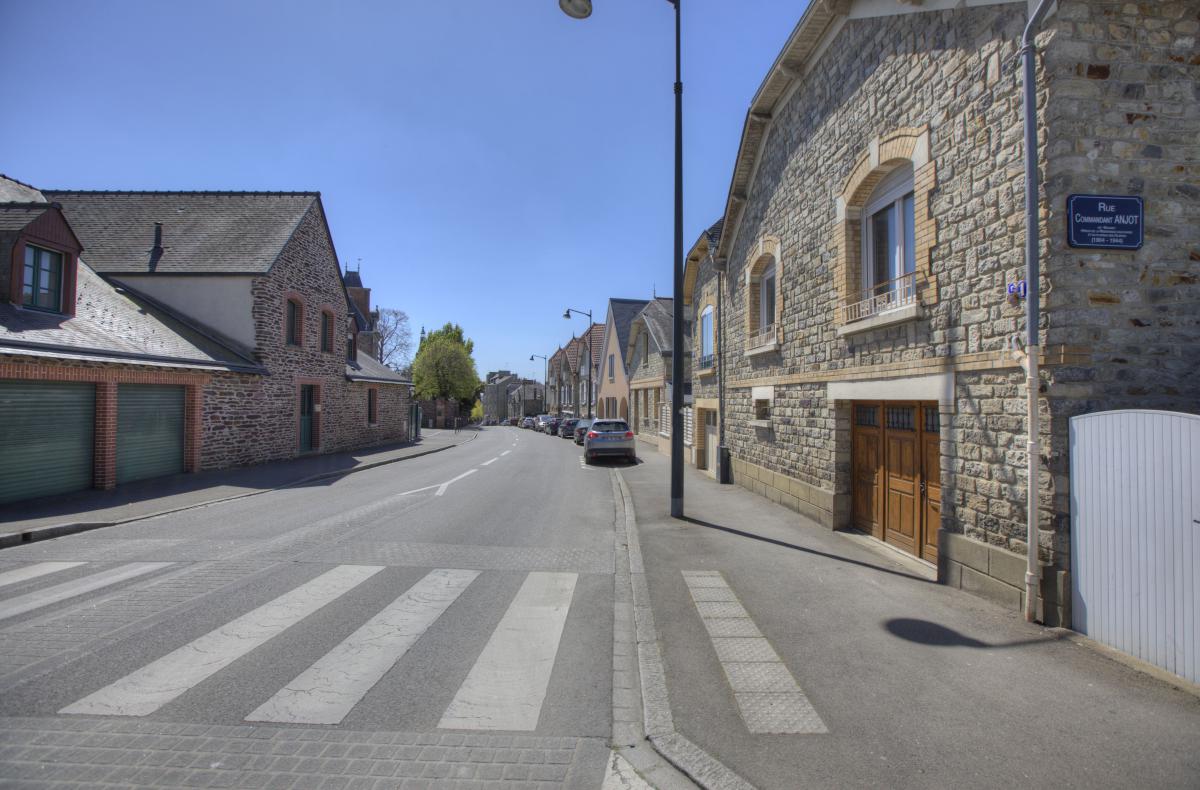 Rue danton dans le quartier Jeanne d'arc à Rennes
