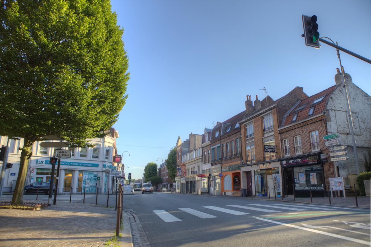 rue du général de gaulle-rue commerçante-la madeleine