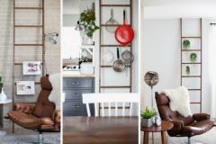 Une échelle en bois décore, tout en étant utile, selon la pièce dans laquelle vous linstallez ! © Mandi Johnson 20 astuces pour rendre votre appartement encore plus agréable à vivre