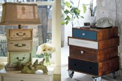 Ne vous séparez pas de vos vieux tiroirs ! © Pinterest 12 idées géniales pour recycler vos vieux tiroirs
