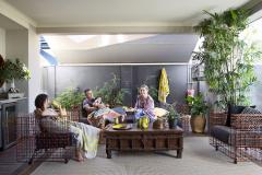 Pour jouir en toute tranquillité d’une terrasse en ville, il est le plus souvent nécessaire de se protéger des vis-à-vis. ©Orédia Les différents types de terrasses en ville