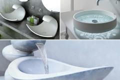 Des lavabos aux formes bluffantes ! © enfemenino.com, casainteriores.com, nsmbl.nl Verre, bois, mosaïque... 16 lavabos design pour votre salle de bains !