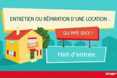 Entretien du hall d'entrée : qu'est-ce qui est à la charge du locataire ou du propriétaire ?