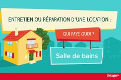 Entretien ou réparation de la salle de bains : qui paie quoi entre le locataire et le propriétaire ?