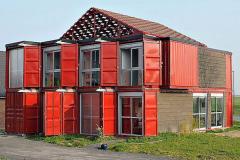 A Lille, cette maison de 240 m² habitables a été réalisée avec 8 conteneurs. © partouche-architecte.blogspot.fr Des maisons réalisées avec des conteneurs à découvrir absolument