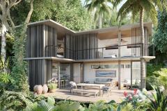 Des maisons écologiques en bois, au cœur de la jungle brésilienne