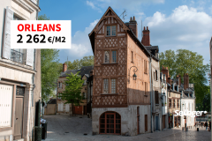 À Orléans, le prix de l’immobilier est en surchauffe : + 8,6 % en un an !