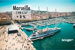 Marseille : en 4 ans, le prix immobilier a gagné à peine 7 % !