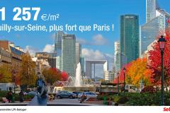 Prix immobilier : Neuilly-sur-Seine plus cher que Paris !