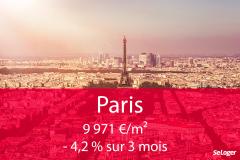 Prix immobilier : ça baisse à Paris !