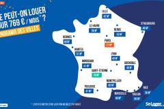 Combien de m² peut-on louer en meublé pour 769 € par mois ?