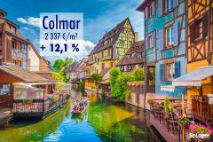 À Colmar, le prix immobilier s'envole : + 12,1 % en 1 an !