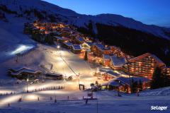 Station de ski de Méribel dans les Alpes, au cœur des 3 Vallées