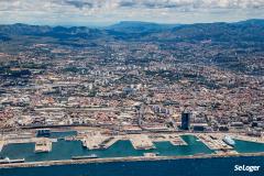 Vue aérienne sur Marseille