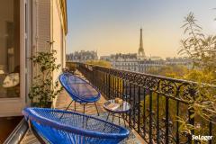 Le marché immobilier Parisien est ralenti par une diminution du nombre d'acquéreurs. © Karen Mandau