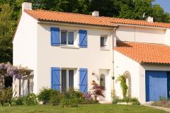 Une maison dans un lotissement