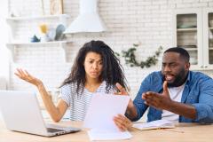 Un couple en colère