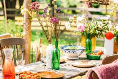 Déco de table à l'heure d'été 