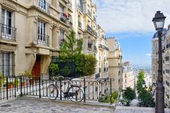 Vue sur paris depuis le 18e arrondissement