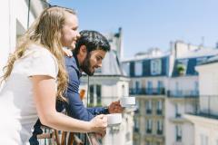 Se masser sur les balcons pendant les JO n’est pas sans risque. © visualspace – Getty Images