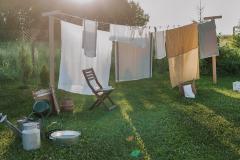 etendre linge dans son jardin sans vis à vis