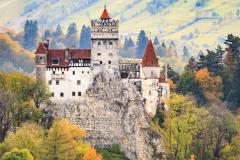 Château de Bran ou le château de Dracula situé en Roumanie