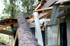 Dégâts causés par une tempête