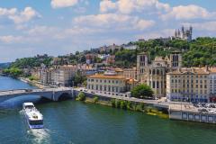 Panoramique de la ville de Lyon