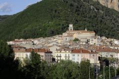 Vue aérienne de Dignes-les-Bains