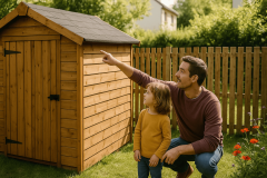 hauteur recommandée pour votre abris de jardin