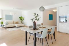 En optimisant l'aménagement et la décoration, le home staging permet aux acheteurs potentiels de se projeter plus facilement, et donc d’engager une offre d’achat plus rapidement. © piovesempre - Getty images
