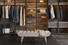 Dressing avec parquet noir