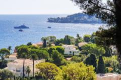 vue sur villas saint jean cap ferrat