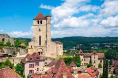 Vue d'un village du Lot 
