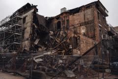 Immeuble abandonné et effondré rôle du maire