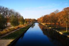 Lille quartier Bois Blancs vue de la Deûle