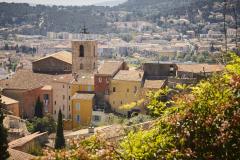 Vue sur la ville de Hyères, en France