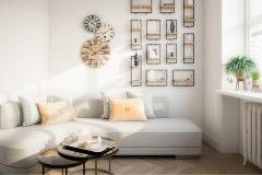 Pour un petit salon, il existe de nombreuses astuces d’aménagement et de décoration pour tirer parti de chaque centimètre. © Bulgac - Getty images