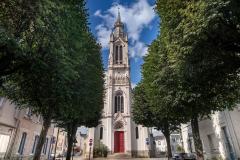 L'église Sainte-Anne, au coeur du quartier Sainte-Anne, à Nantes